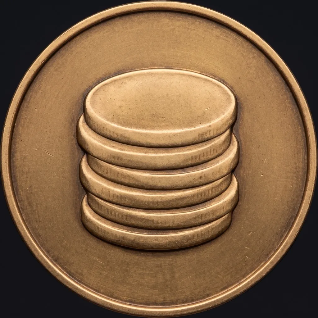 Coins Collected, Very Good: 10 coins